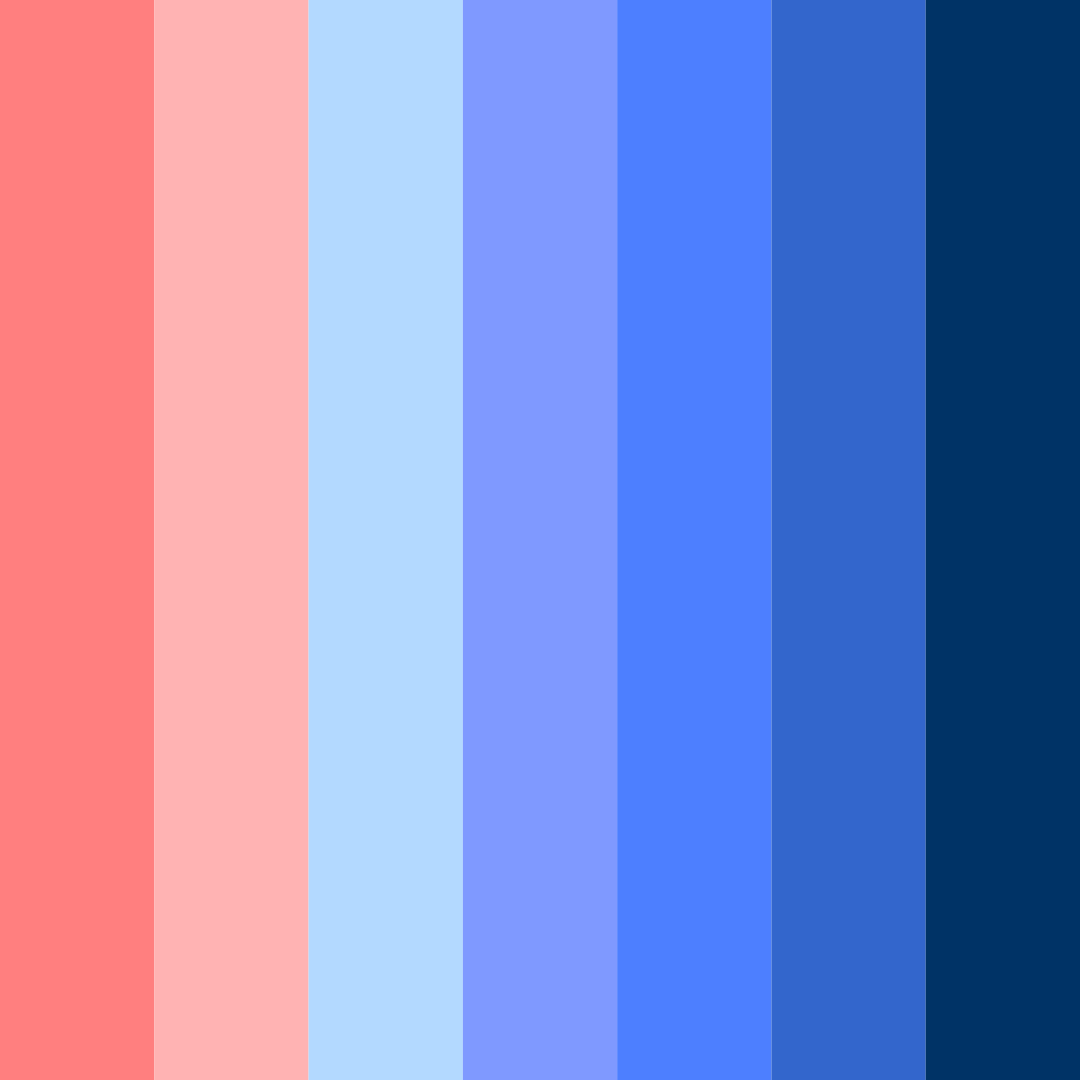 Download crimson sky serenade color palette PNG image (square)