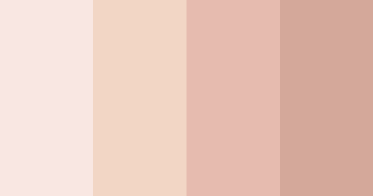 Download peachy blush color palette PNG image (landscape)