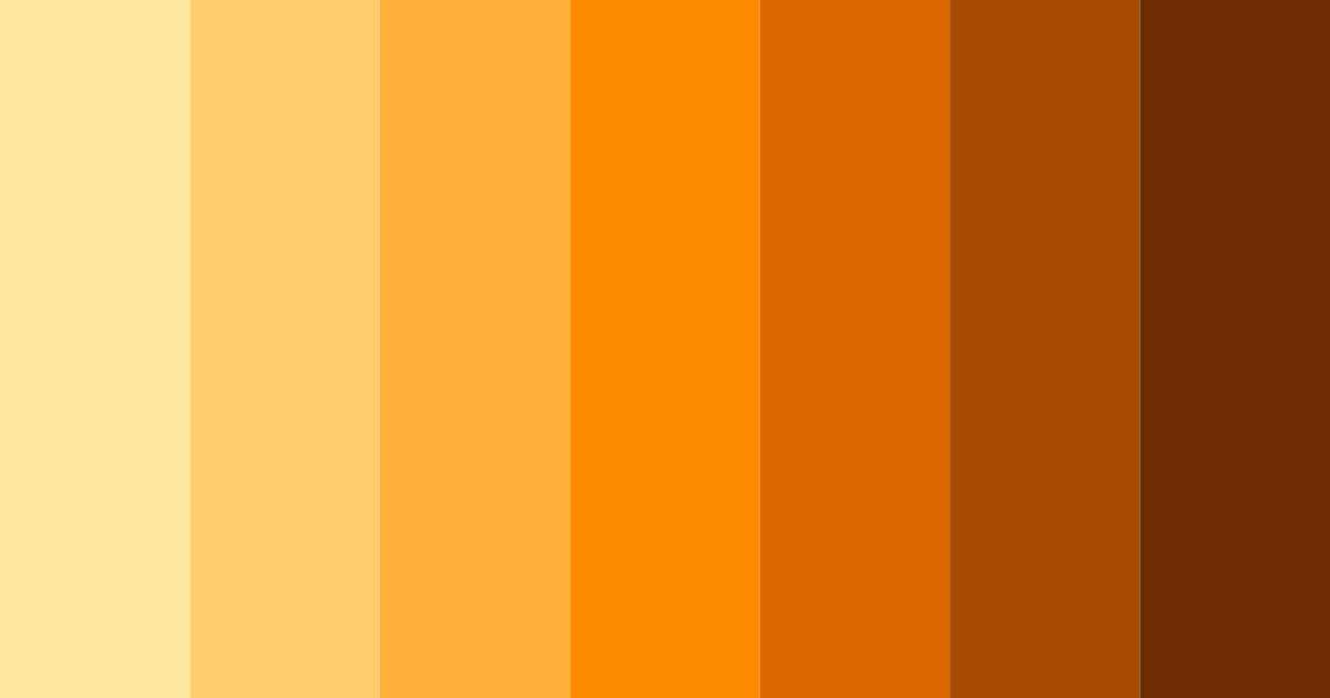 Download golden ember sunset color palette PNG image (landscape)