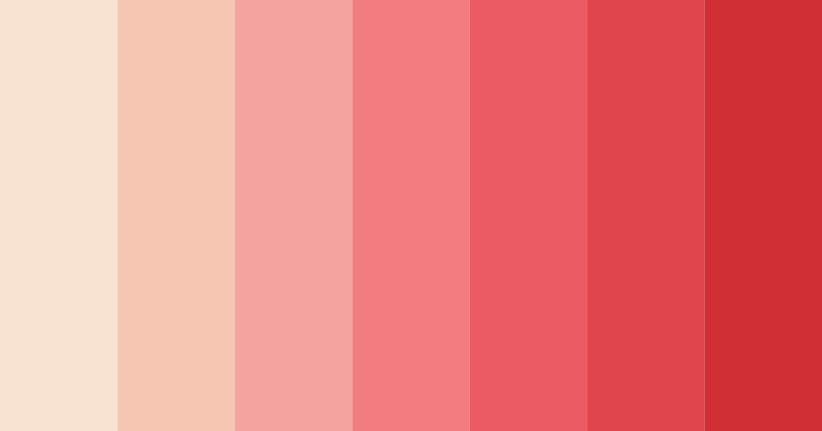 Download red sunset color palette PNG image (landscape)
