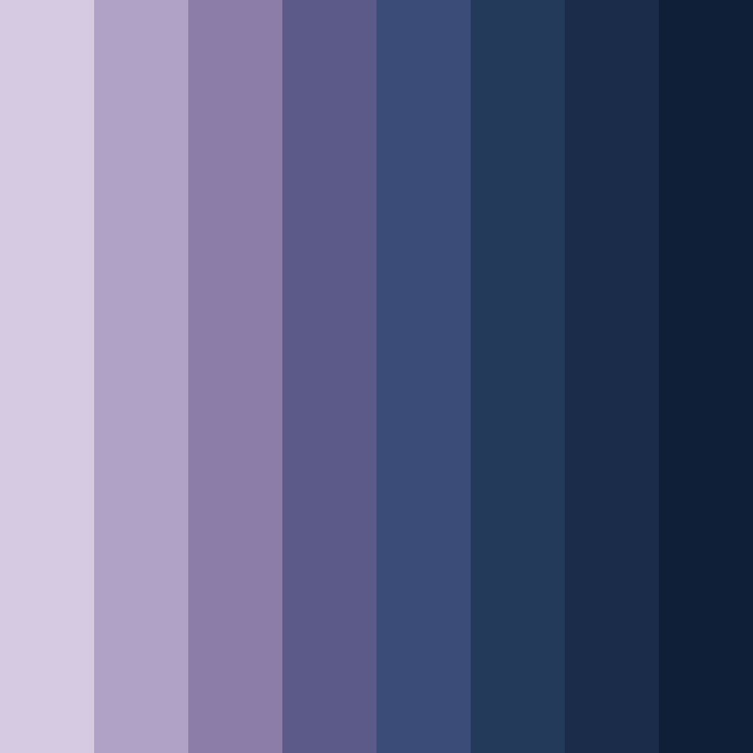 Download celestial voyage color palette PNG image (square)