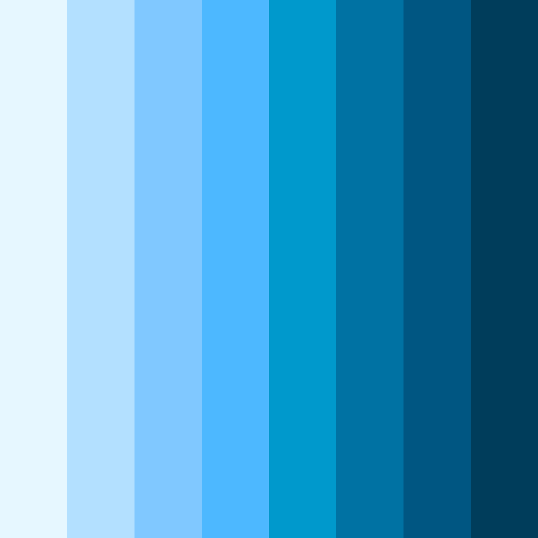 Download aqua horizon color palette PNG image (square)
