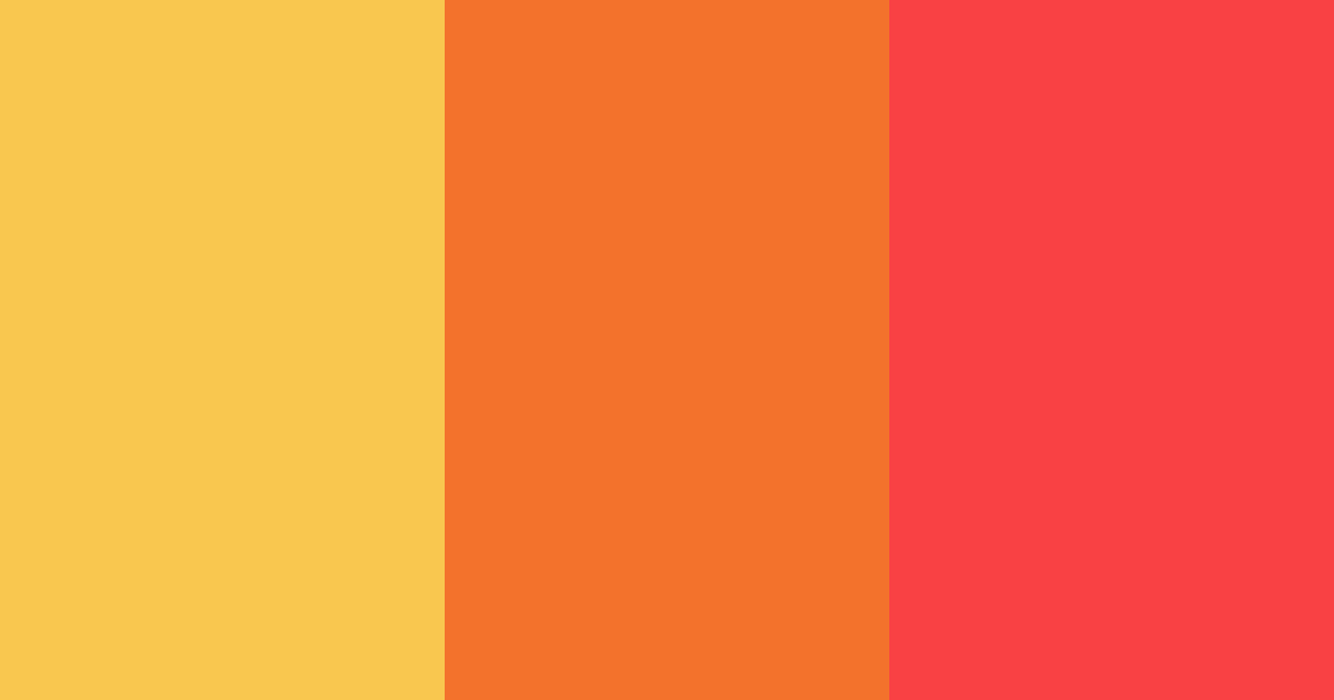 Download bright yellow orange red color palette PNG image (landscape)