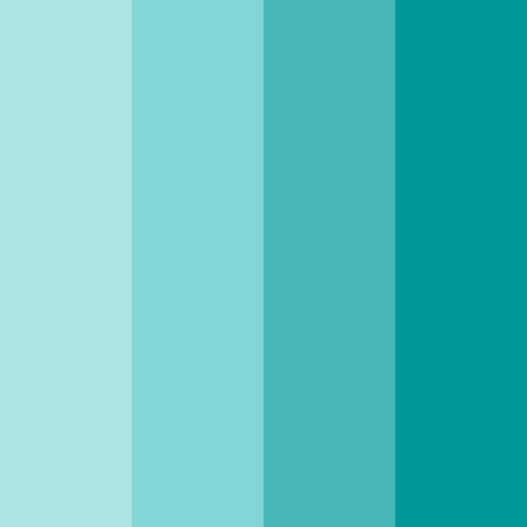 Download teal freshman color palette PNG image (square)