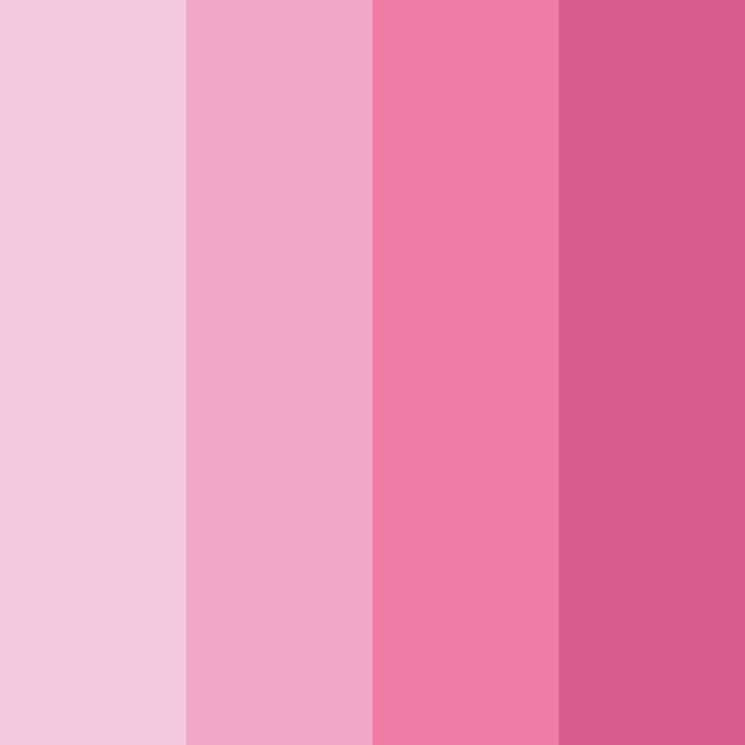 Download pink pastel color palette PNG image (square)