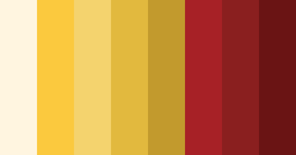 Download autumn ember glow color palette PNG image (landscape)