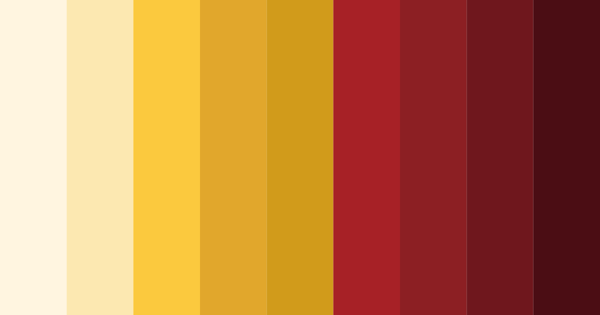 Download sunny crimson harvest color palette PNG image (landscape)