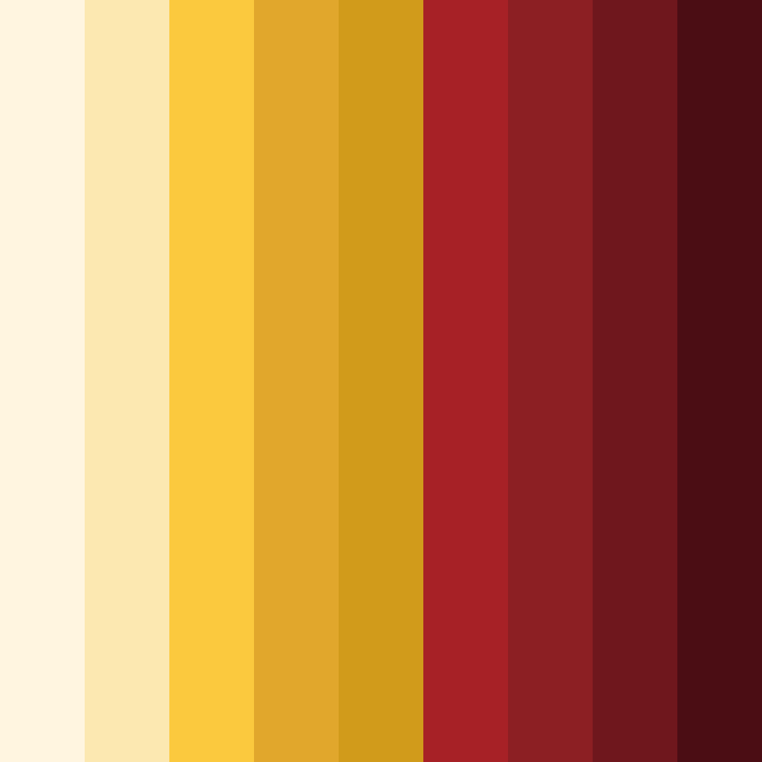 Download sunny crimson harvest color palette PNG image (square)