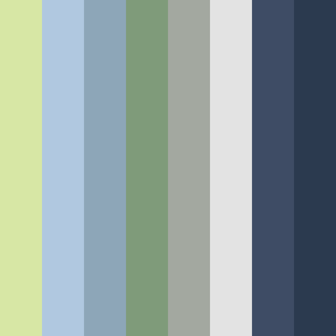 Download shades of blue and grey color palette PNG image (square)