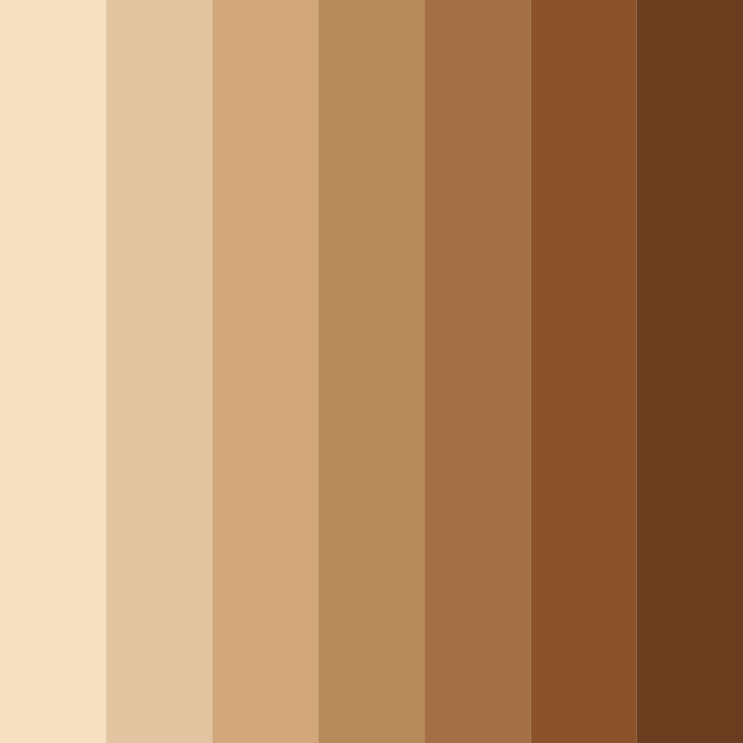 Download beige sunset color palette PNG image (square)