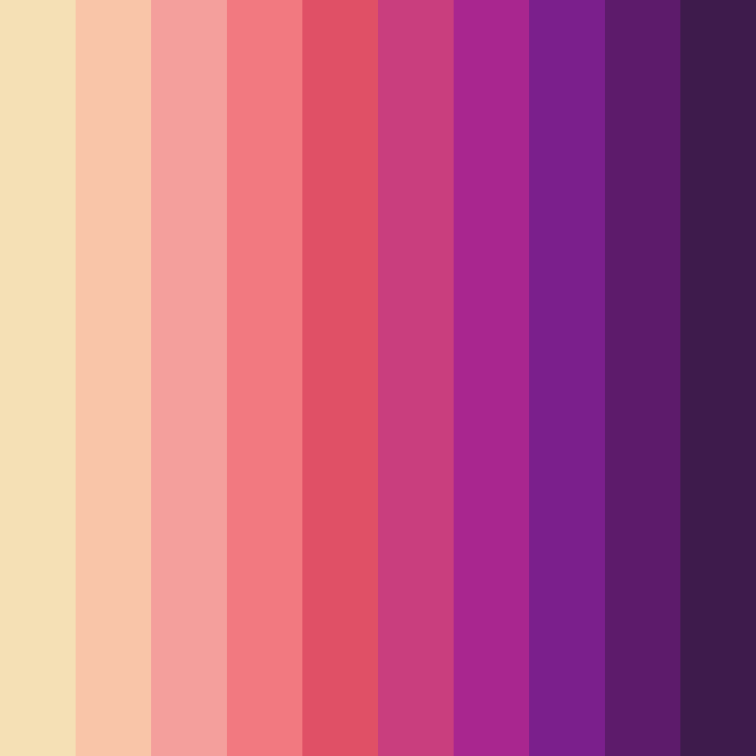 Download blossom serenade color palette PNG image (square)