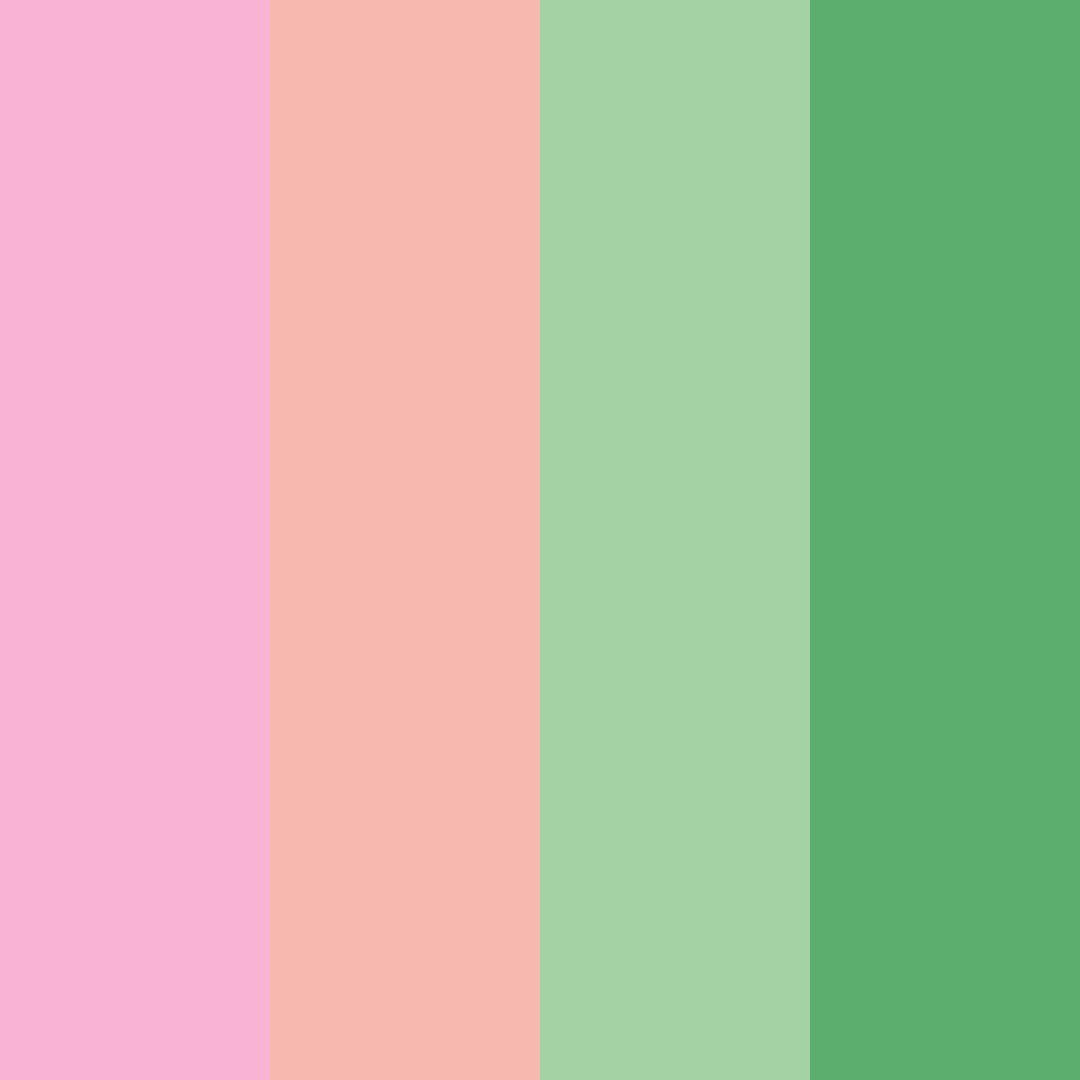 Download blossom breeze color palette PNG image (square)
