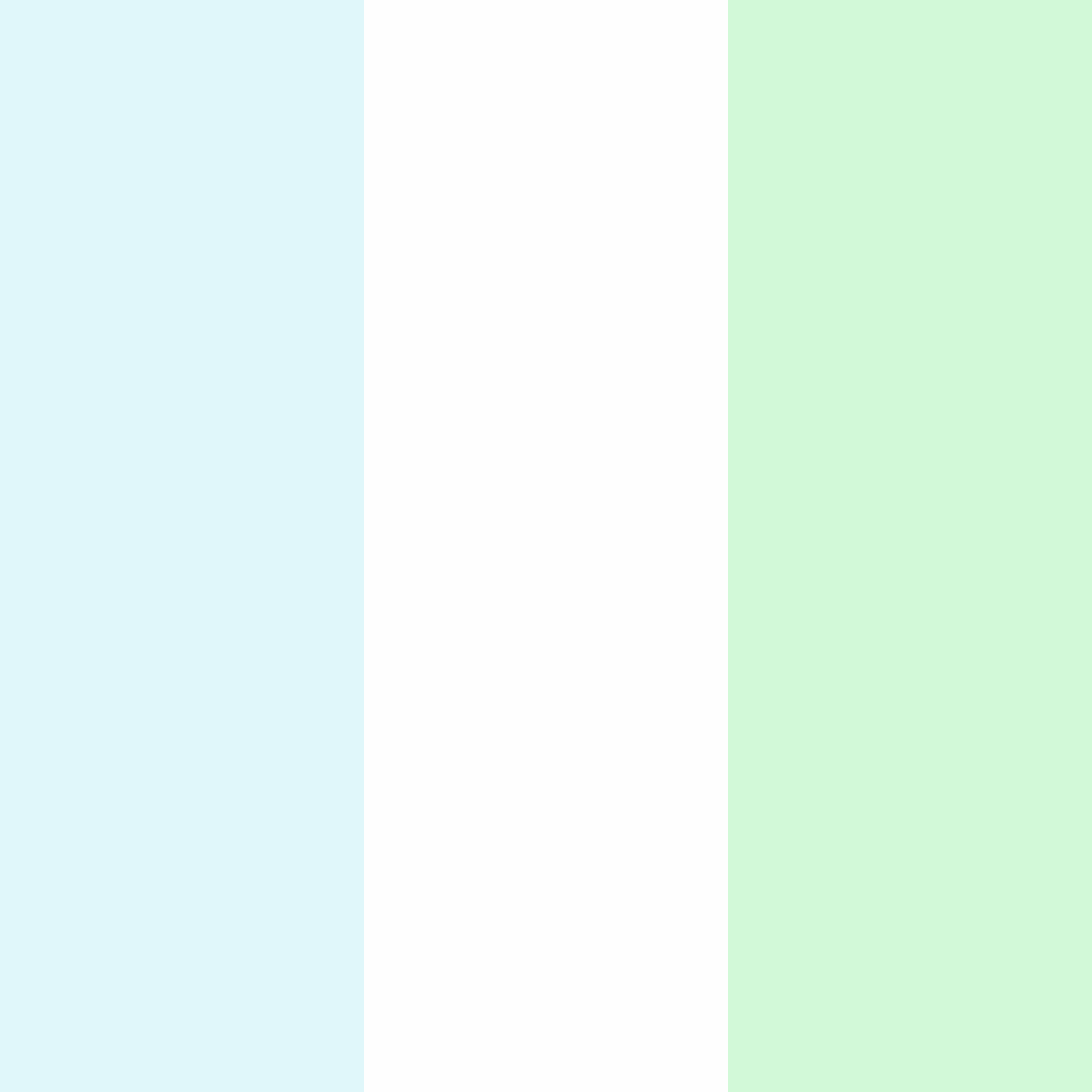 Download sky blue dream color palette PNG image (square)