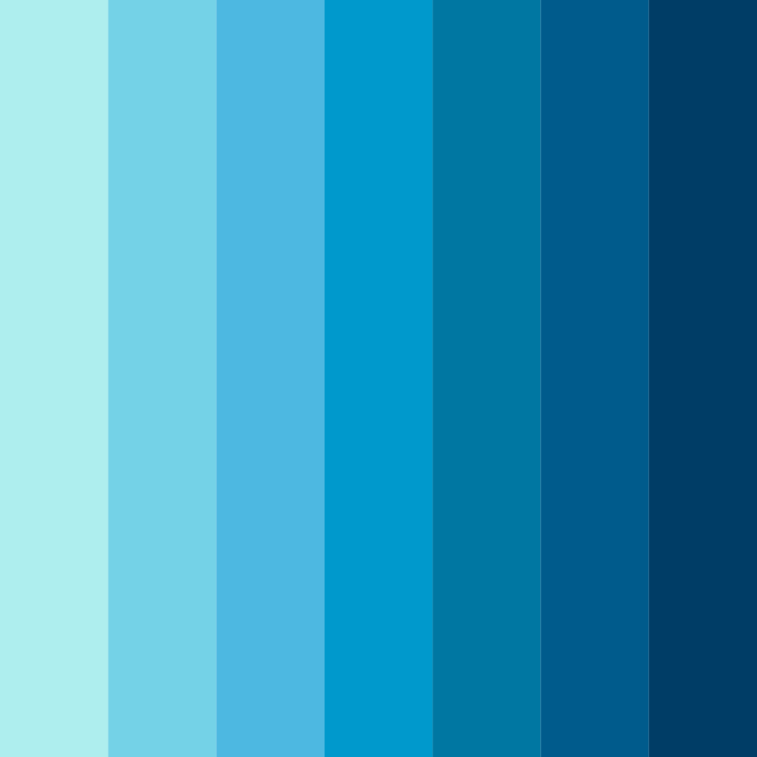 Download abyssal serenity color palette PNG image (square)