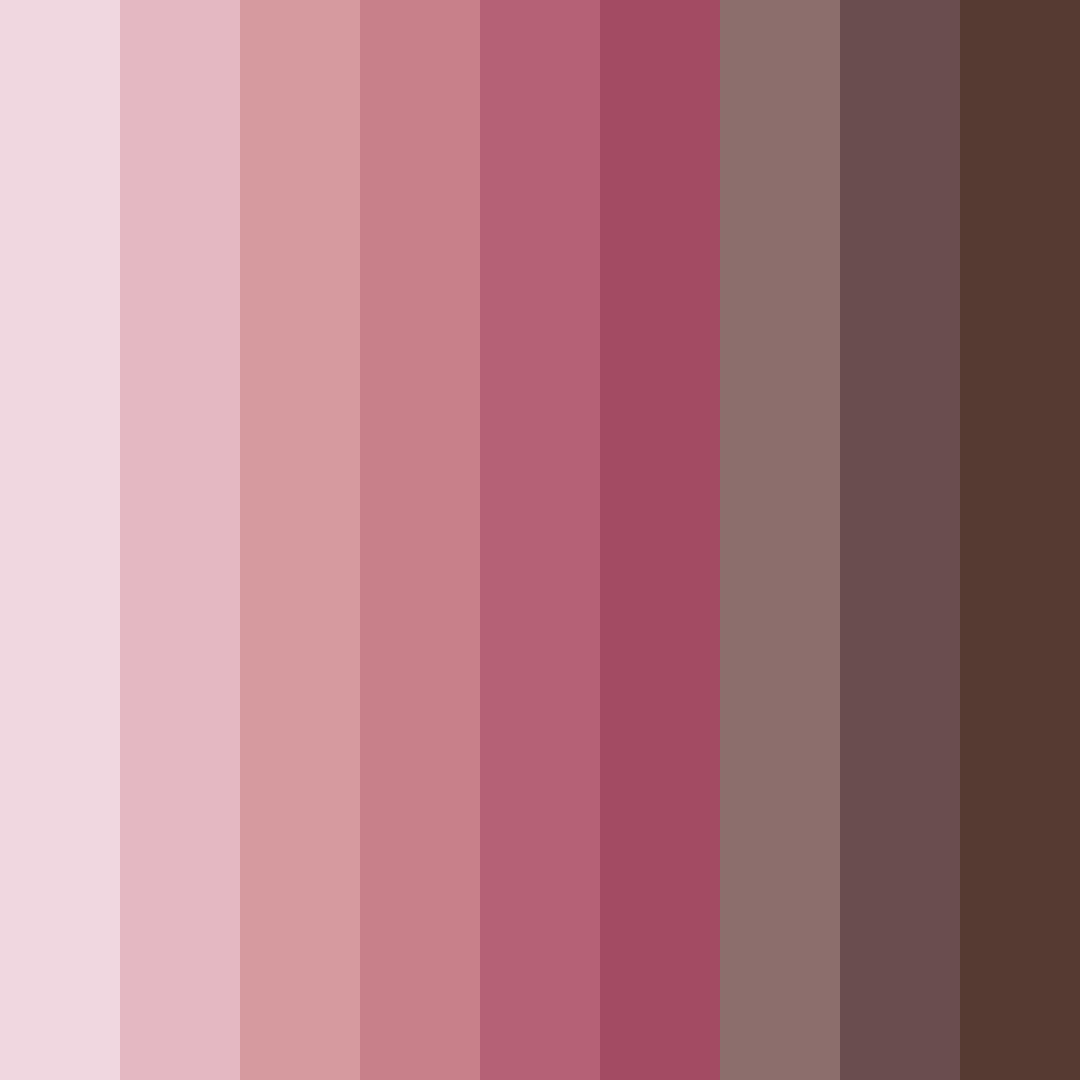 Download whispers of rosewood color palette PNG image (square)