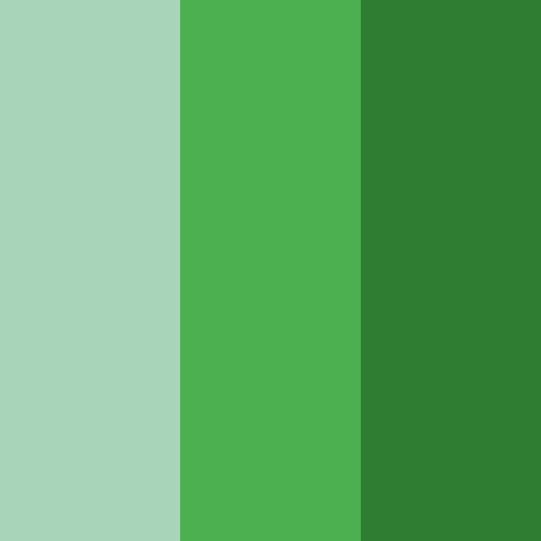 Download forest green serenity color palette PNG image (square)