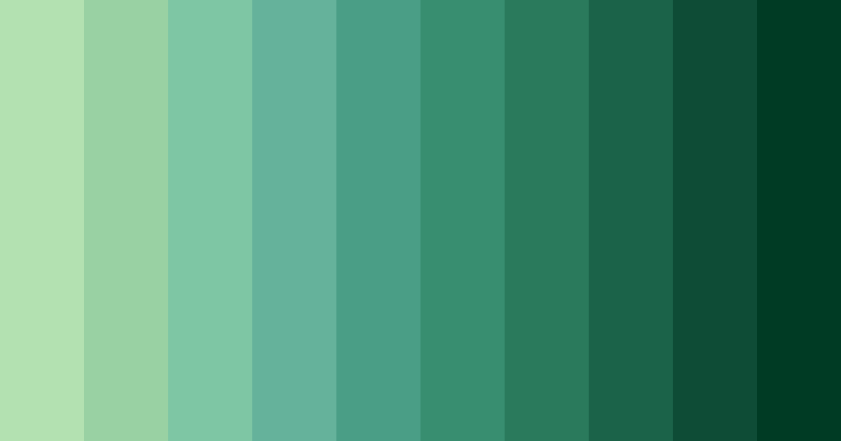 Download emerald whisper color palette PNG image (landscape)