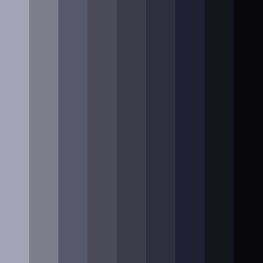 Download eclipse of solitude color palette PNG image (square)