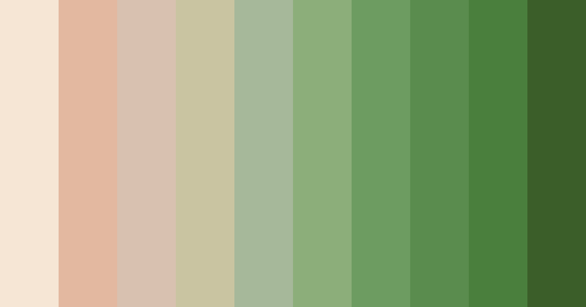 Download green cottage color palette PNG image (landscape)