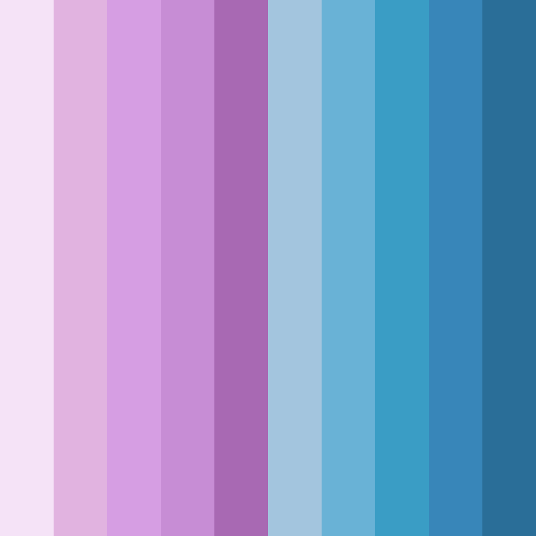 Download enchanted dreamscape color palette PNG image (square)