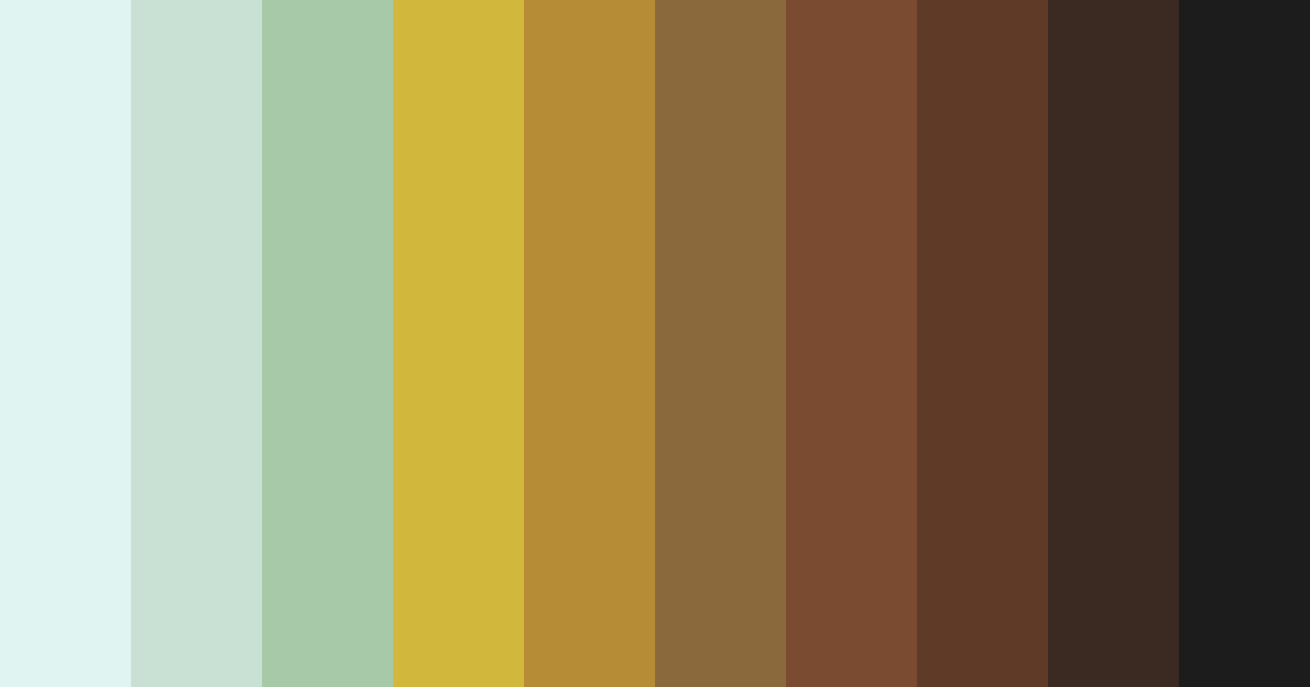 Download teal forest color palette PNG image (landscape)