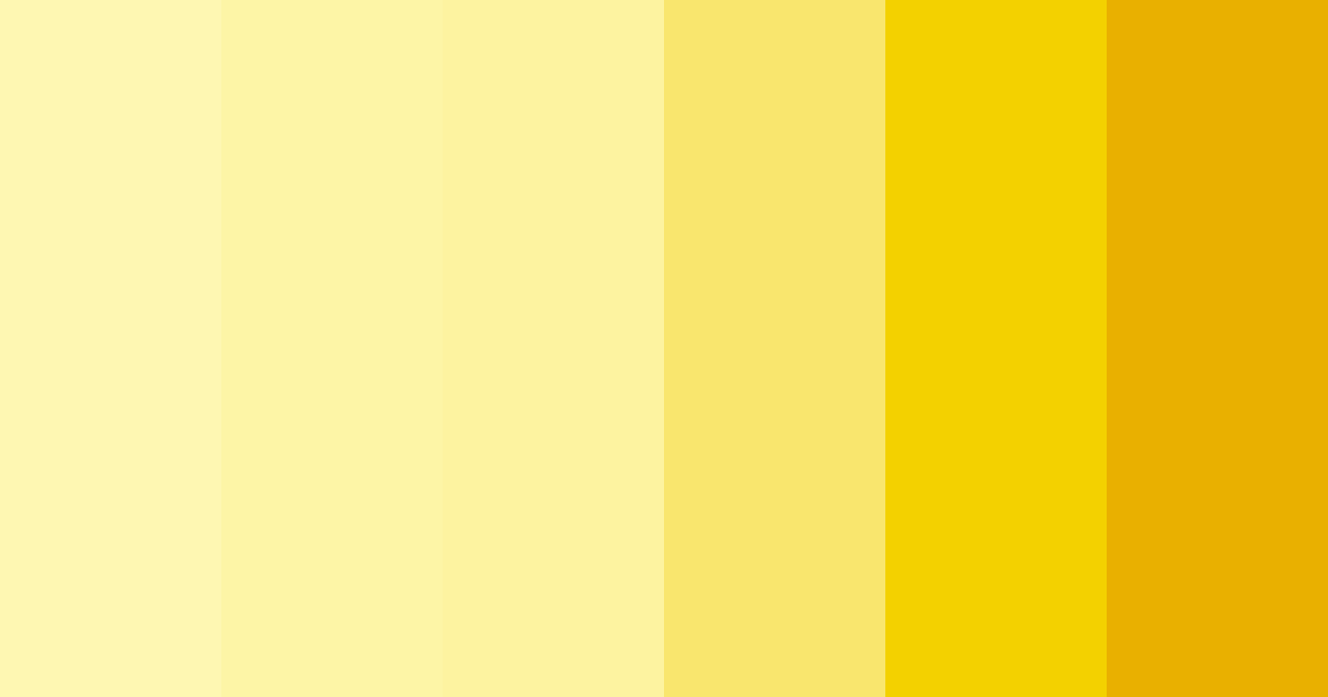 Download soft yellow color palette PNG image (landscape)