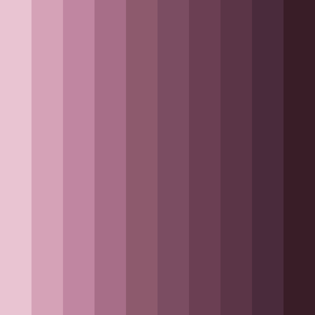 Download shades of dark pink color palette PNG image (square)