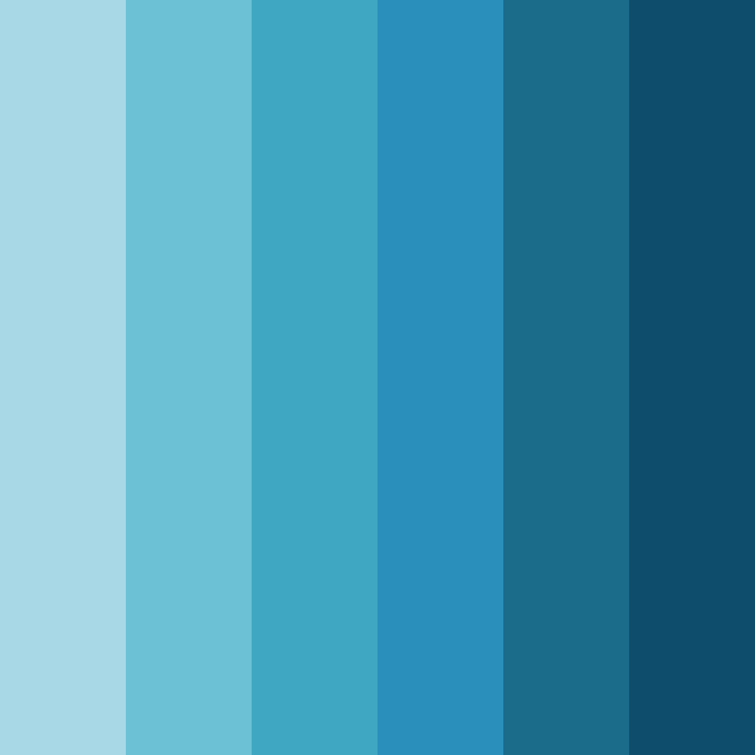 Download ocean serenade color palette PNG image (square)