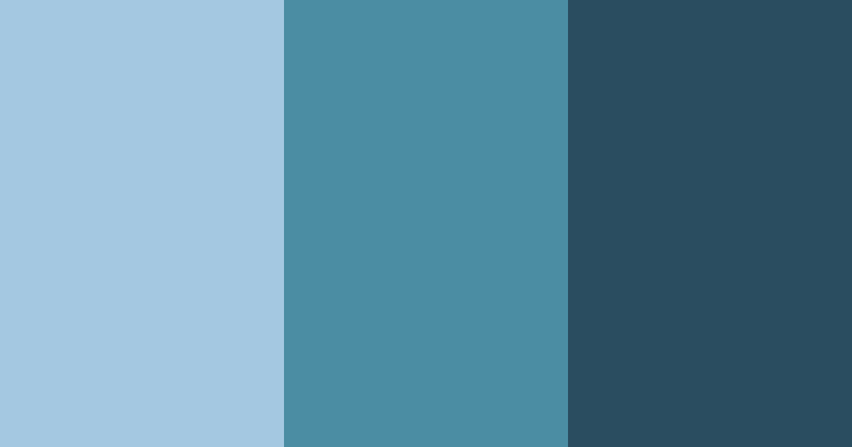 Download cool blue color palette PNG image (landscape)