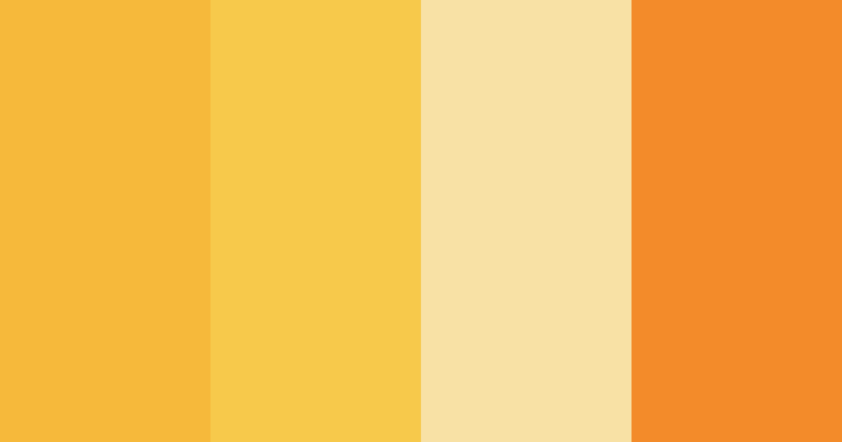 Download sunny retro vibes color palette PNG image (landscape)