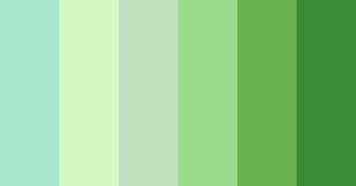 Download verdant harmony color palette PNG image (landscape)