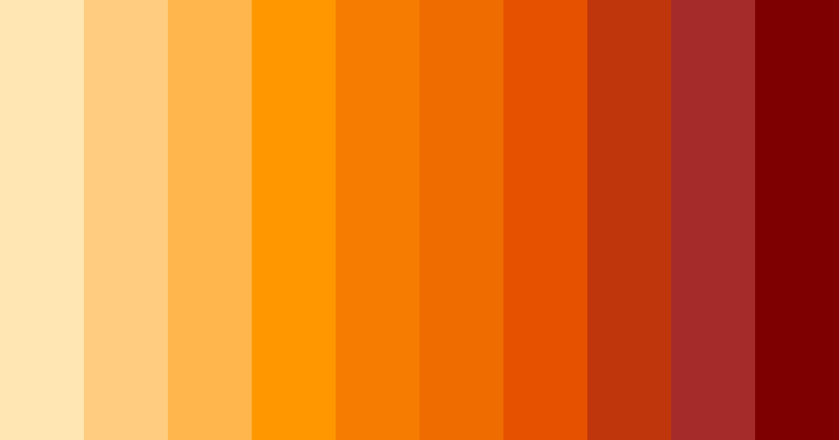 Download autumnal ember color palette PNG image (landscape)