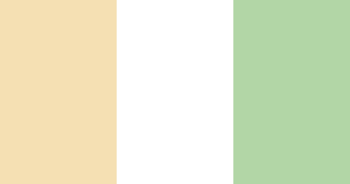 Download creamy green color palette PNG image (landscape)
