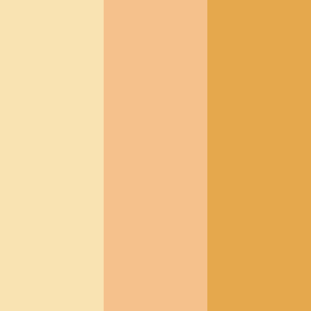 Download golden sunrise whispers color palette PNG image (square)