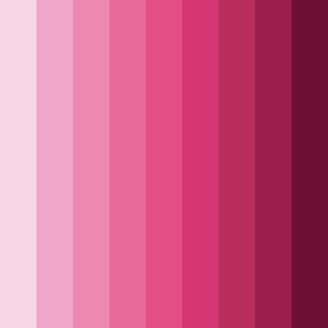 Download pink water color palette PNG image (square)