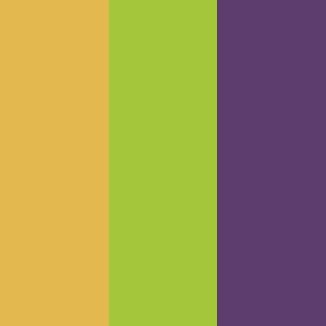 Download golden purple garden color palette PNG image (square)