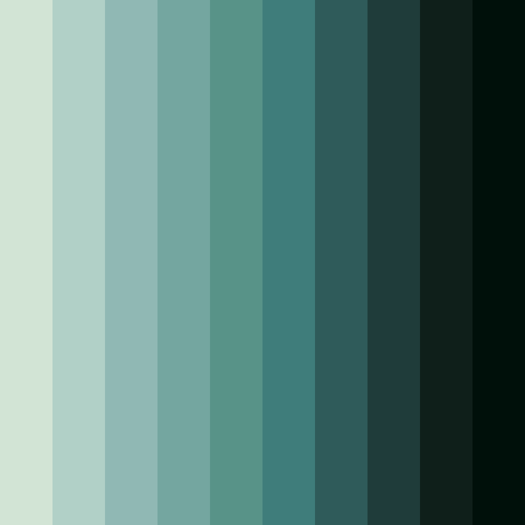 Download whispering forest color palette PNG image (square)