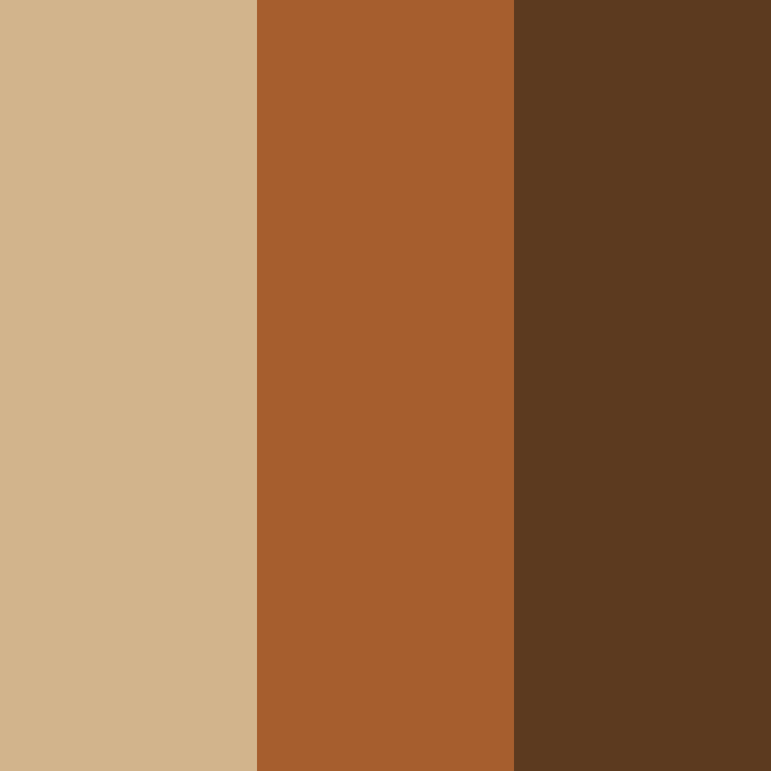 Download antique brown color palette PNG image (square)