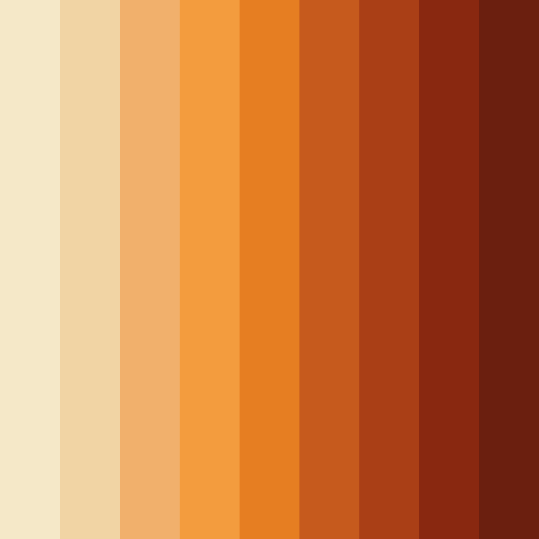 Download awakening ember color palette PNG image (square)