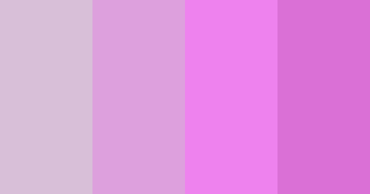 Download lavender blossom color palette PNG image (landscape)