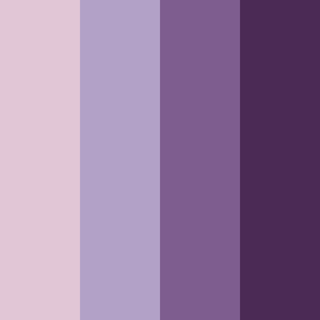 Download purple moonrise color palette PNG image (square)