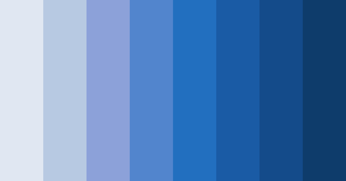 Download blue moonrise color palette PNG image (landscape)