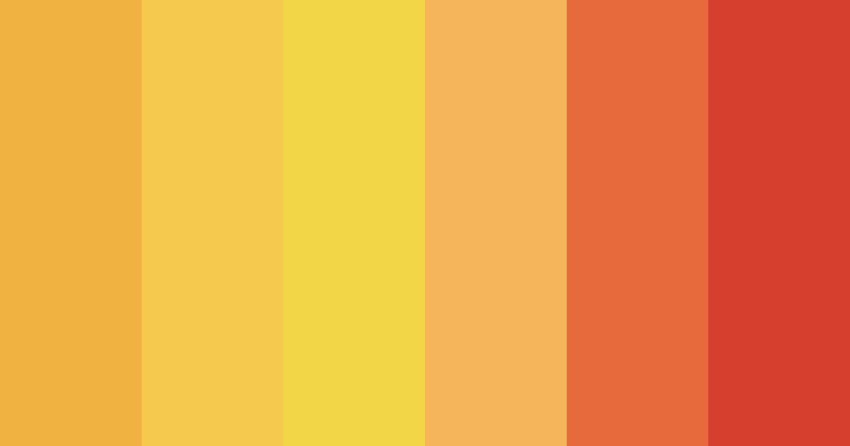 Download sunset orange color palette PNG image (landscape)