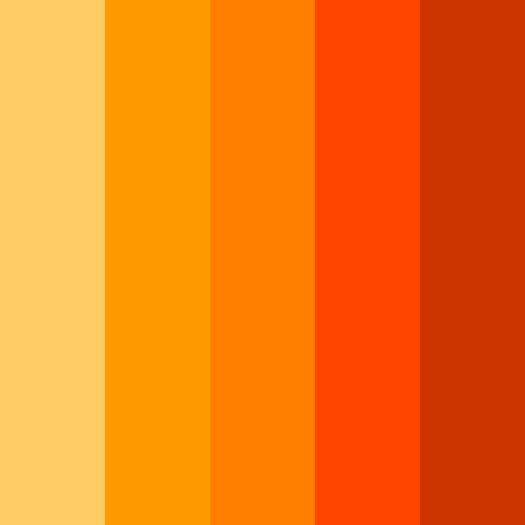 Download citrus dusk color palette PNG image (square)