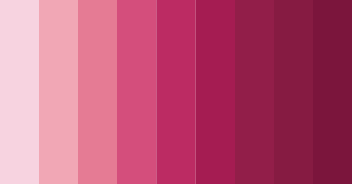 Download pink blossom color palette PNG image (landscape)