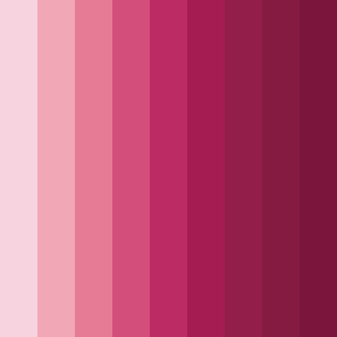 Download pink blossom color palette PNG image (square)