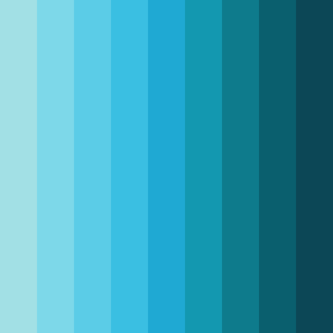 Download aqua dreamscape color palette PNG image (square)
