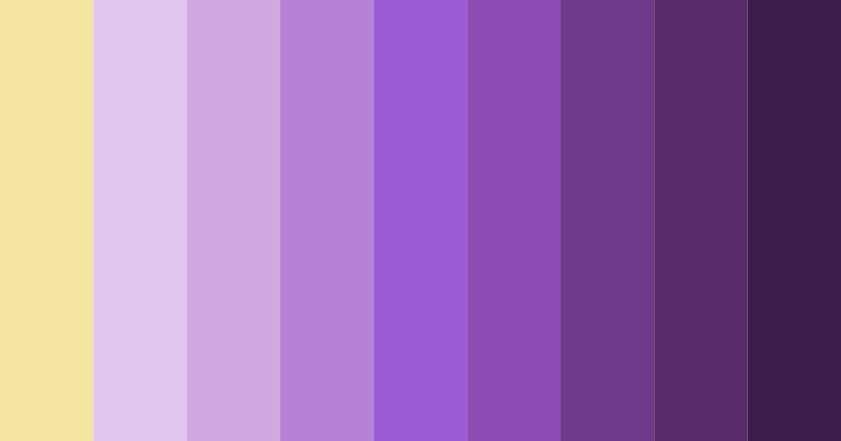 Download yellow purple dream color palette PNG image (landscape)