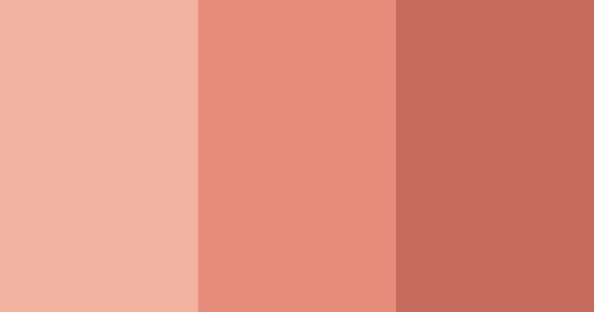 Download coral sunset color palette PNG image (landscape)