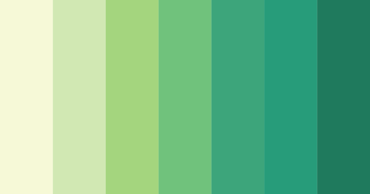 Download emerald awakening color palette PNG image (landscape)